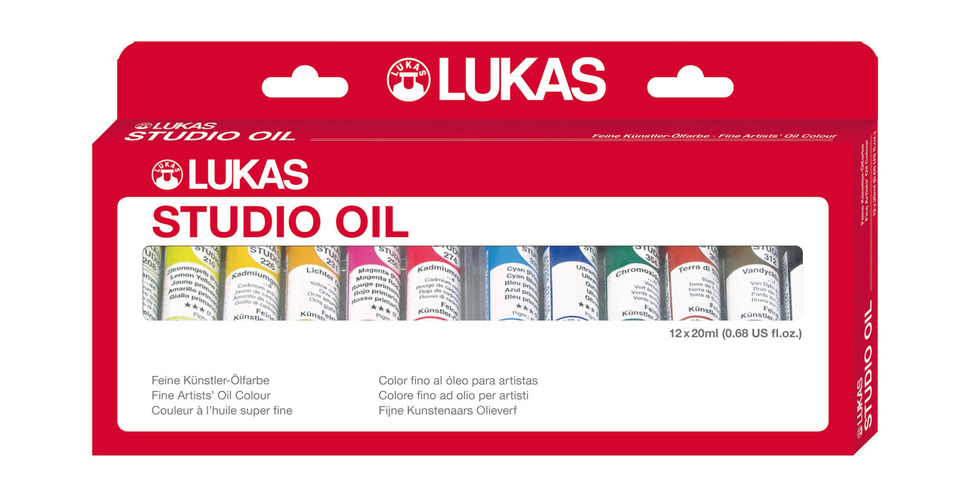 Lukas Studio Oil Set/12 20mL Tubes