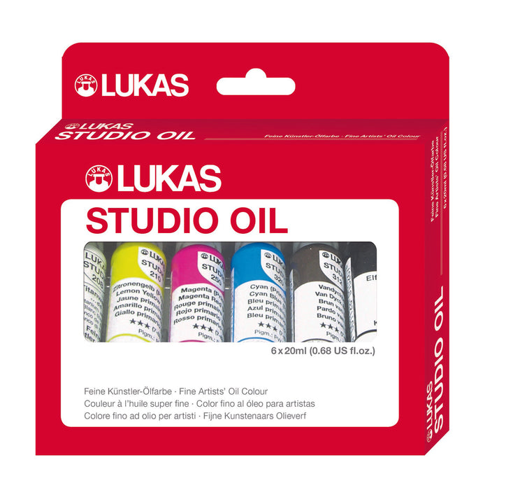 Lukas Studio Oil Set/6 20mL Tubes