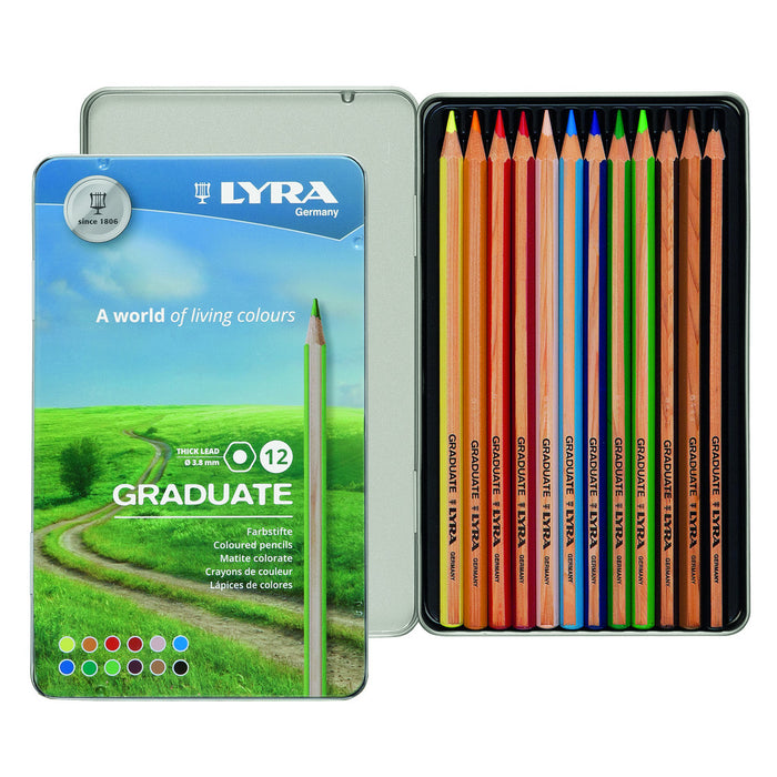 Graduate Aquarell Colored Pencil Set (12pc)