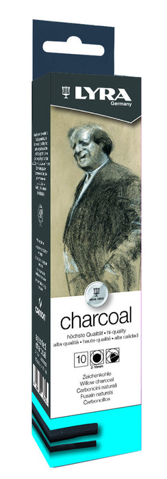 Lyra Willow Charcoal, Assorted (10pc)