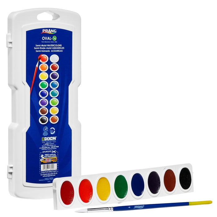 Prang Oval Watercolour 16/Set