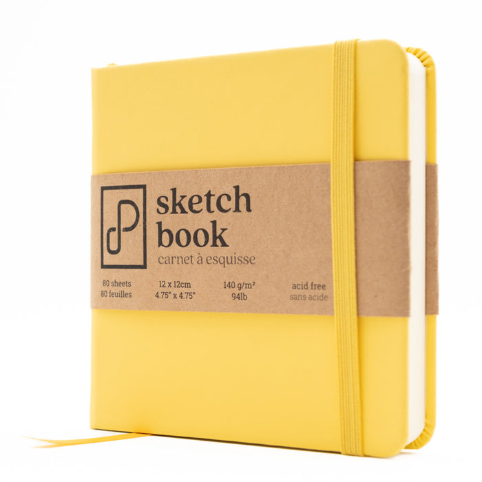 Prism Studio Sketch Book, 12cm x 12cm, Graffiti Yellow