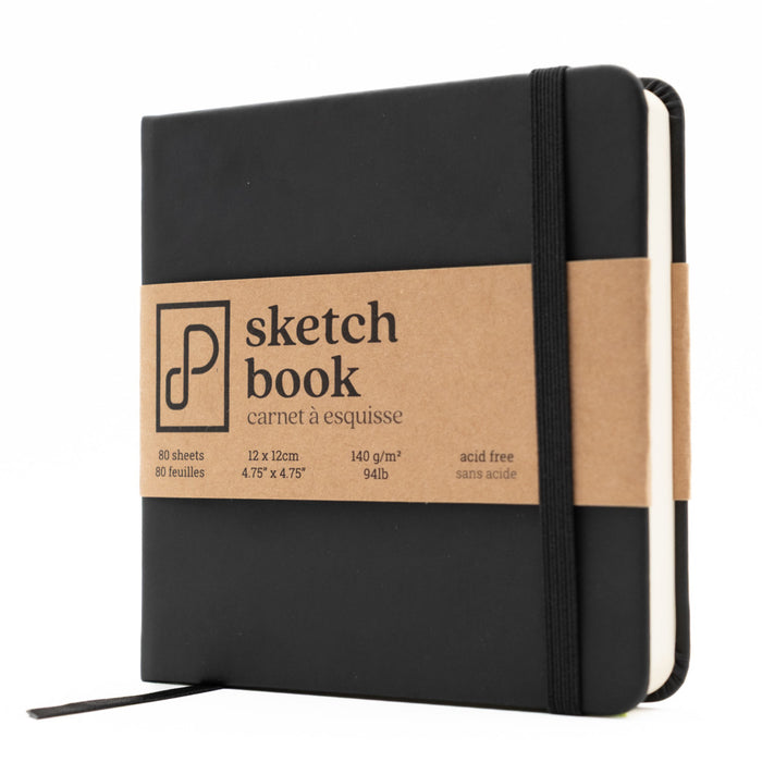 Prism Studio Sketch Book, 12cm x 12cm, Tuxedo Black