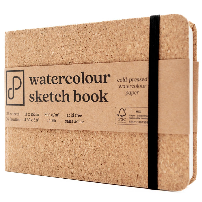 Prism Studio Watercolour Sketch Book, 11cm x 15cm, 140lb
