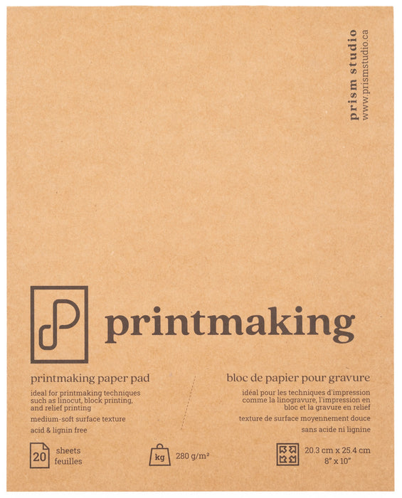 Prism Studio Printmaking Paper Pad, 8" x 10"