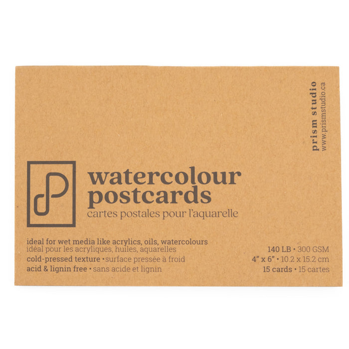 Prism Studio Watercolour Postcards, 4" x 6"