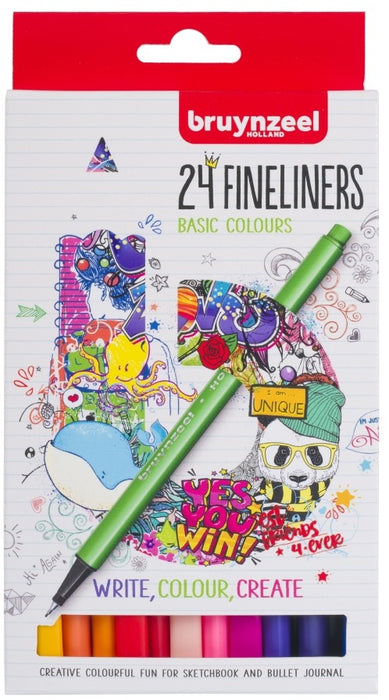 Bruynzeel Fineliner 24/Set