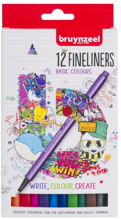 Bruynzeel Fineliner 12/Set