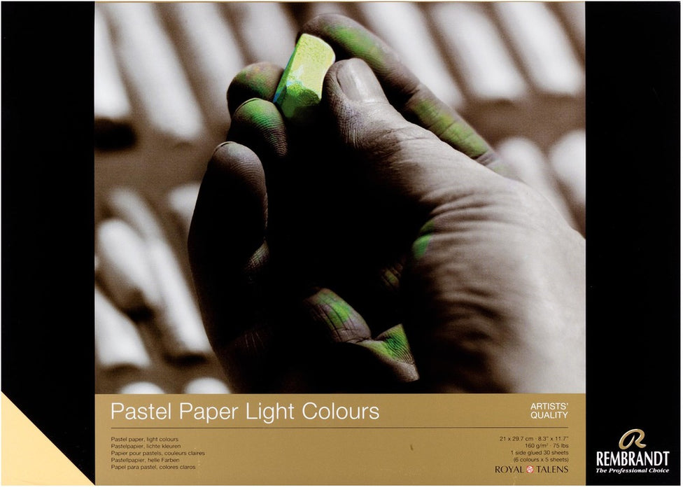 Rembrandt Pastel Paper, Light Colors - 21cm x 29.7cm (160g)
