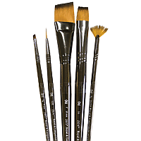 Royal Brush Zen All Media  Brushes 5/Set