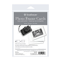 Strathmore Photo Frame Card - White 5x7 6pk
