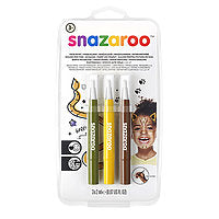 Snazaroo Face Painting Brush Pen 3/Set - Jungle