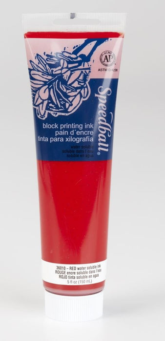 Speedball Block Printing Inks Water-Based 5oz Red