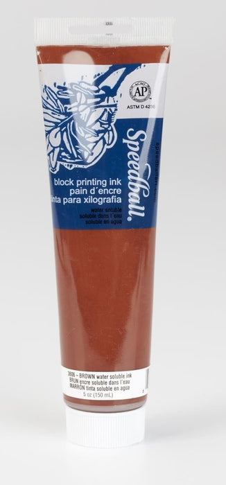 Speedball Block Printing Inks Water-Based 5oz Brown