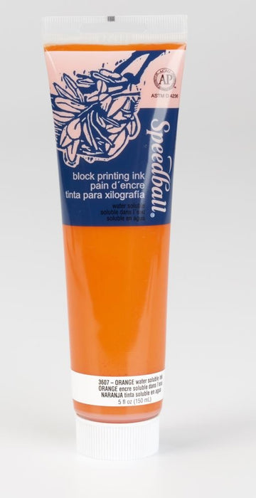 Speedball Block Printing Inks Water-Based 5oz Orange