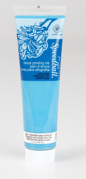 Speedball Block Printing Inks Water-Based 5oz Turquoise