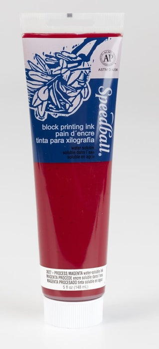 Speedball Block Printing Inks Water-Based 5oz Process Magenta
