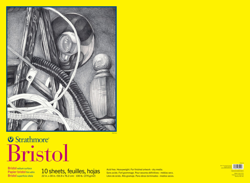 Strathmore Bristol Paper Pads Series 300 - Vellum 22x30