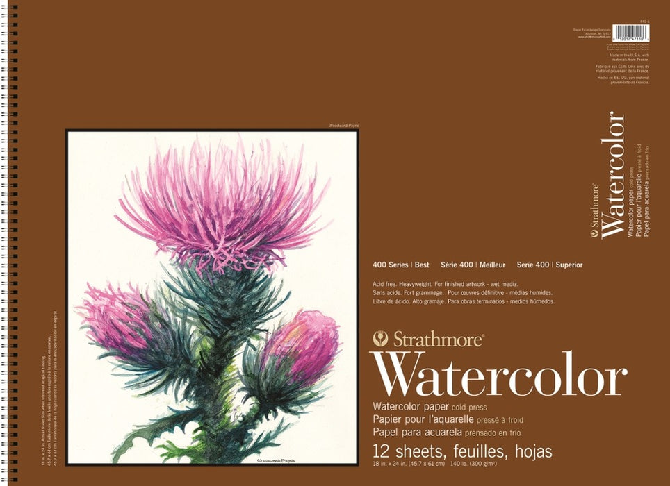 Strathmore Watercolour Pad 400 Series - 18x24