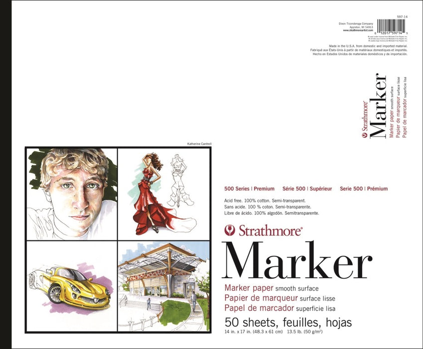 Strathmore Marker Paper Pads 500 Series 14x17