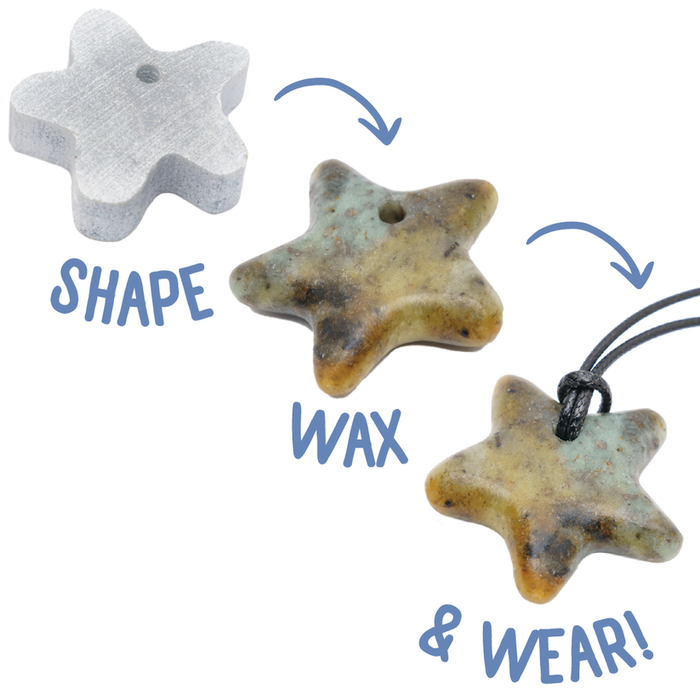 Studiostone Creative - Sea Star Soapstone Pendant Carving Kit