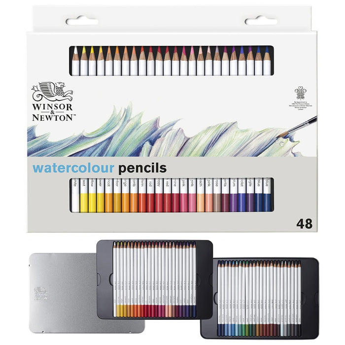 Studio Collection Watercolour Pencil Tin (48pc)