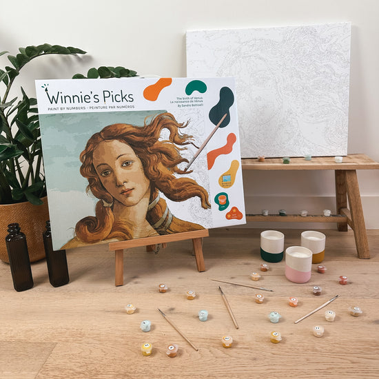 Winnie's Picks Paint by Number Framed - The Birth of Venus