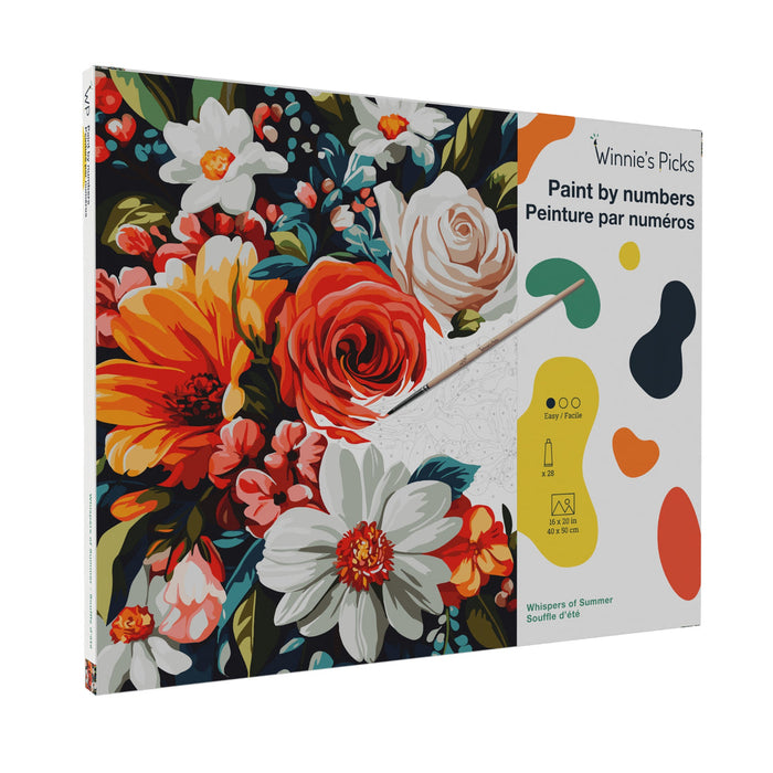 Winnie's Picks Paint By Number Framed - Whispers of Summer