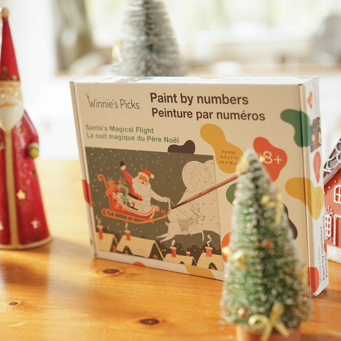 Winnie's Picks - Kids Paint by Number - Santa's Magical Flight