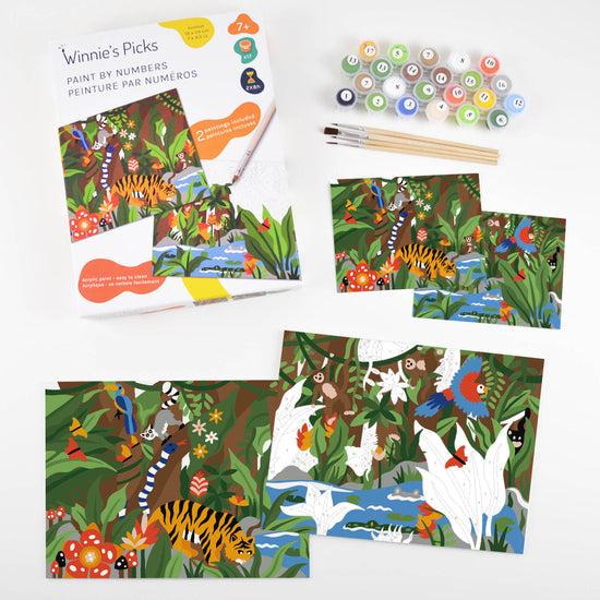 Winnie's Picks - Kids Paint by Number - Jungle
