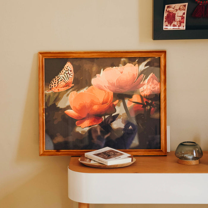 Winnie's Picks - Paint by Numbers - Peach Butterfly in the Sum