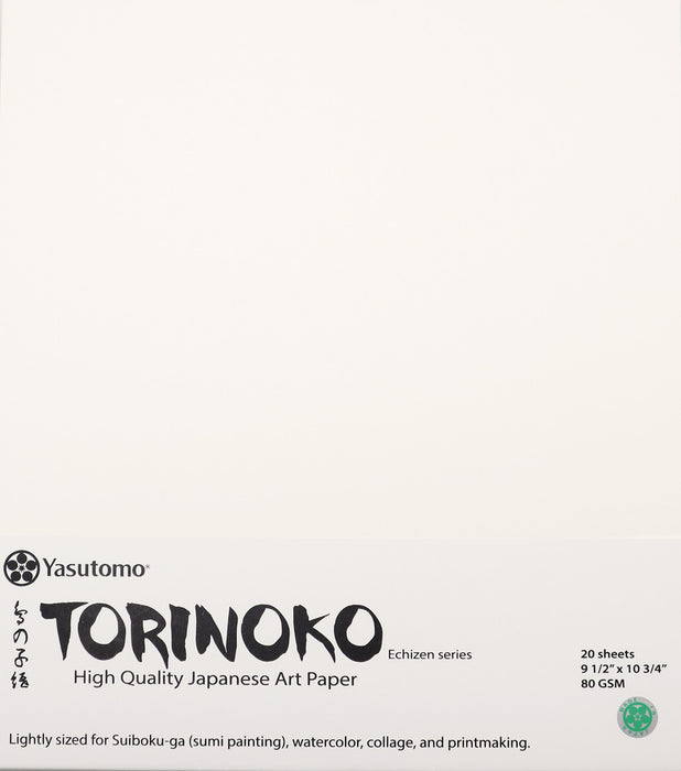 Yasutomo Torinoko Paper, 9 1/2" x 10 3/4" (20 Sheets)