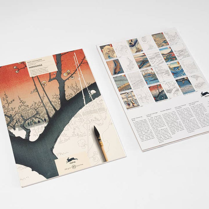 Pepin Press - Hiroshige Artist's Colouring Book