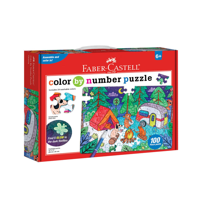 Faber-Castell Paint by Number Puzzle - Camping