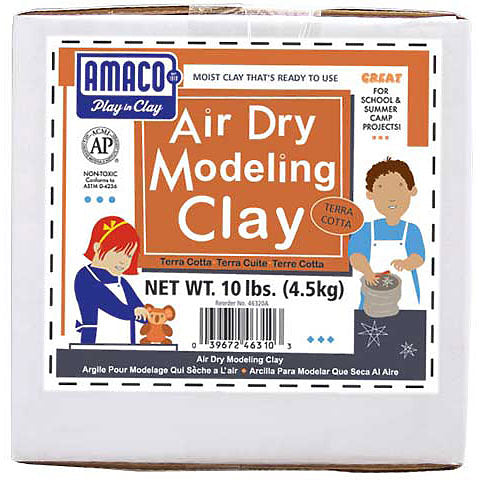 Das Air Hardening Clay, 2.2 lbs. Stone