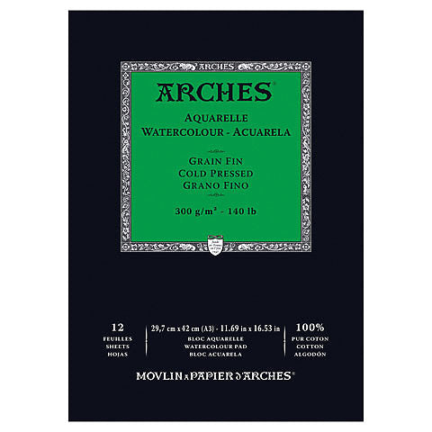 Arches Watercolour Pad Cold Press 140lb 11x17
