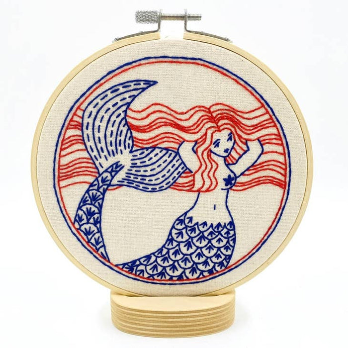 Hook, Line & Tinker Embroidery - Mermaid