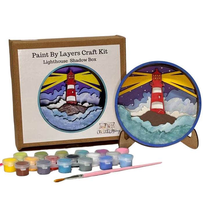 Our Little Makery - Lighthouse Shadow Box Kit