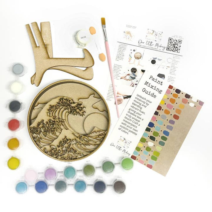 Our Little Makery - Wave Shadow Box Kit