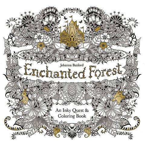 Chronicle Book Enchanted Forest Colouring Book