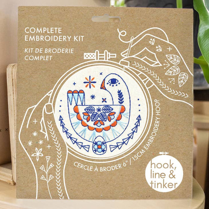 Hook, Line & Tinker Embroidery - Goose