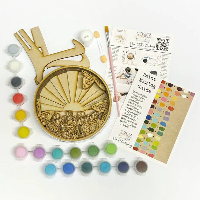 Our Little Makery - Garden Symphony Shadow Box Kit