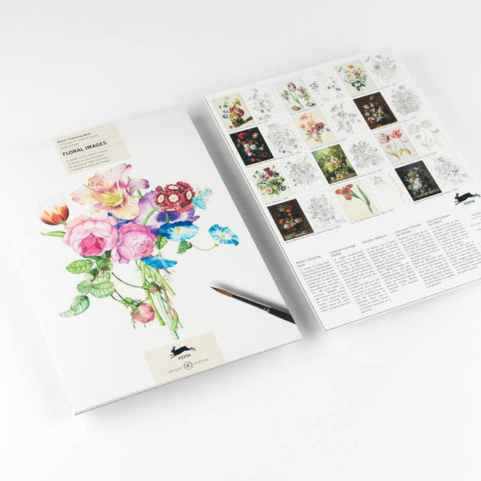 Pepin Press - Floral Images Artist's Colouring Book