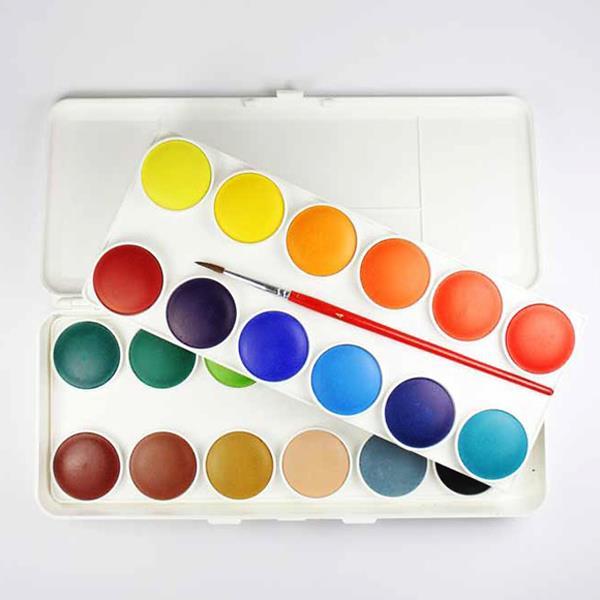 FineTec Transparent Watercolour 24/Set Pan