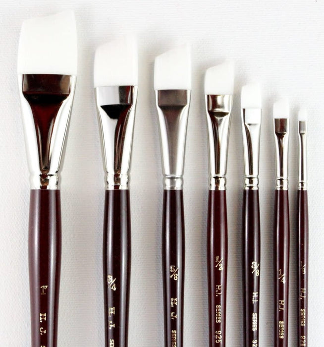 Heinz Jordan White Taklon Brush - Angular