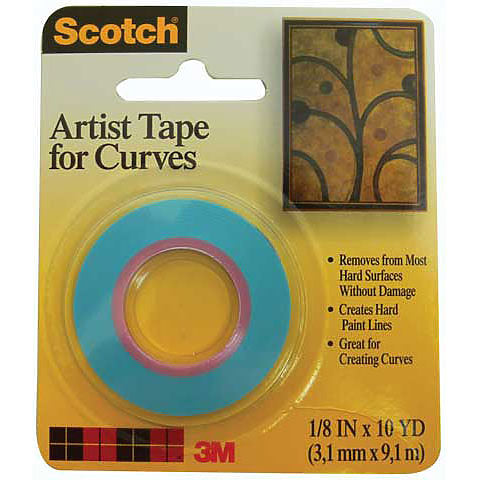 3M Scotch Artist Tape for Curves .125" 10 Yards