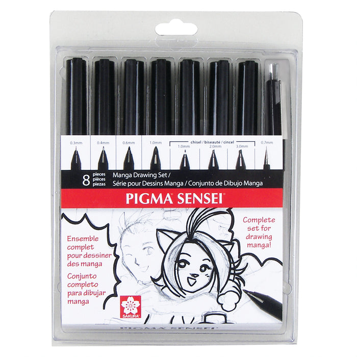 Sakura Pigma Sensei 8/Set Clam Set