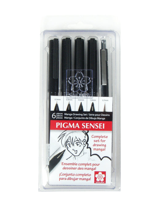 Pigma Sensei Draw Kit 6 pc
