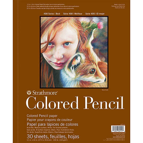 Strathmore Colored Pencil Pads 400 Series 11x14