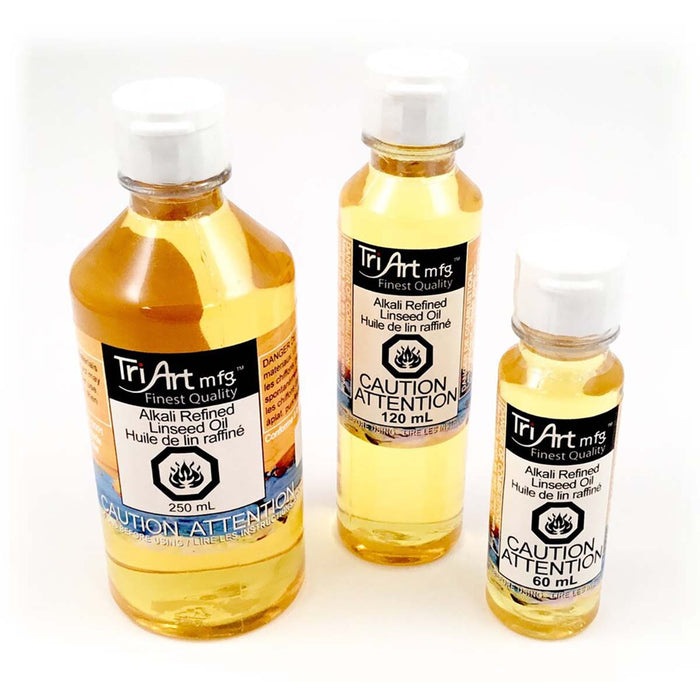 Tri-Art Alkali Refined Linseed Oil 500ml